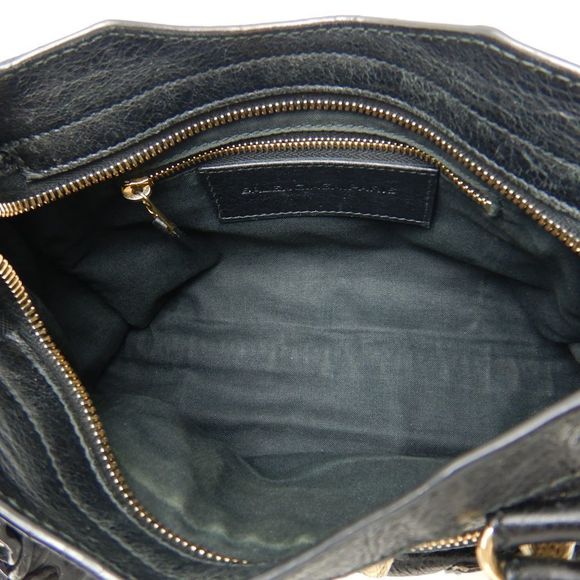 Balenciaga Giant Mini City Handbag 2way Lambskin Black - Picture 4 of 8